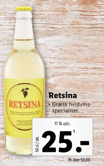 Lidl Retsina tilbud