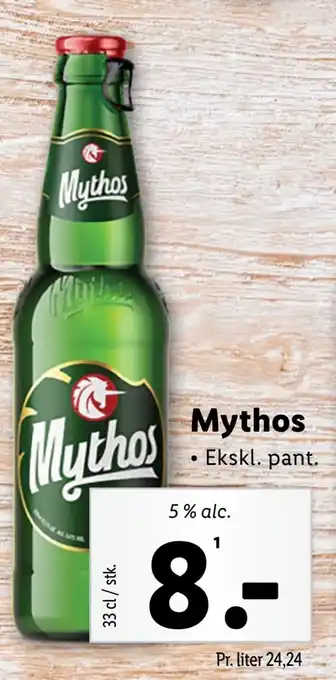 Lidl Mythos tilbud