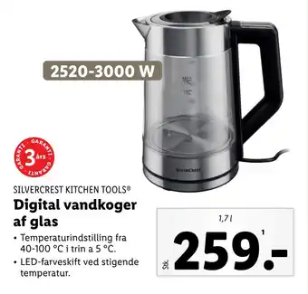 Digital vandkoger af glas