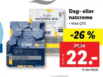 Lidl Dag- eller natcreme tilbud