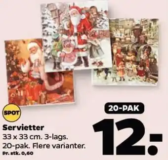 Netto Servietter tilbud