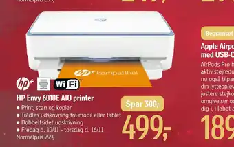 Føtex Hp envy 6010e aio printer tilbud