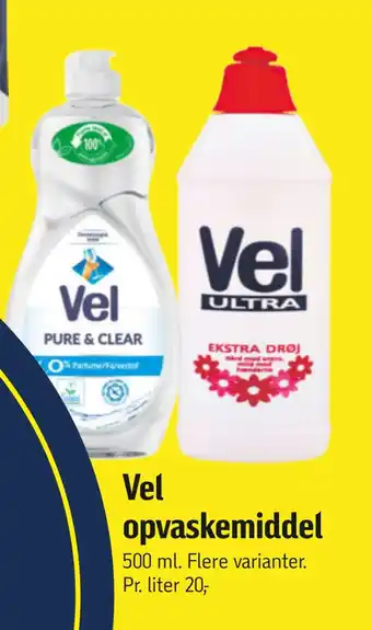 Føtex Vel opvaskemiddel tilbud