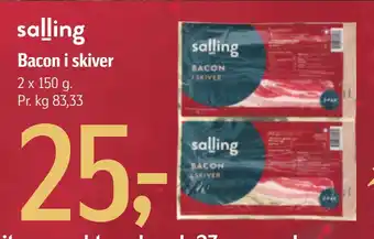 Føtex Bacon i skiver tilbud
