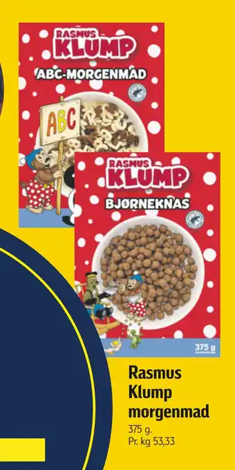 Føtex Rasmus klump morgenmad tilbud