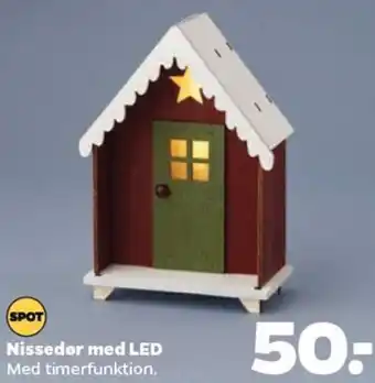 Netto Nissedør med LED tilbud