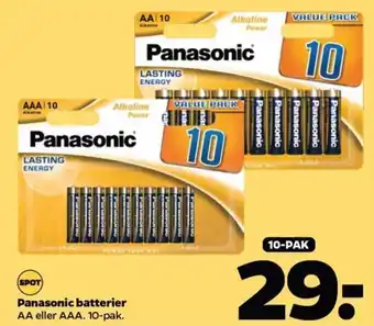 Netto Panasonic batterier tilbud