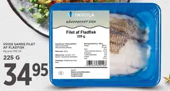 MENY HVIDE SANDE FILET AF FLADFISK tilbud