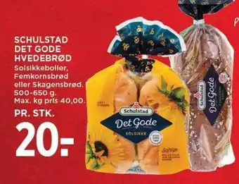 MENY SCHULSTAD DET GODE HVEDEBRØD tilbud