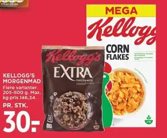 MENY KELLOGG'S MORGENMAD tilbud
