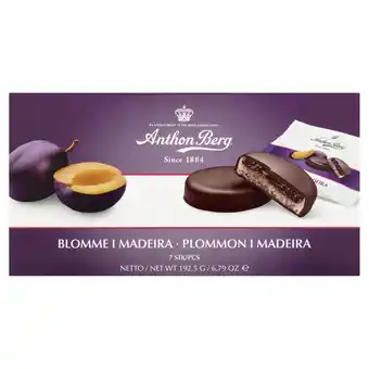 Fleggaard Anthon berg blomme i madeira 192,5 g tilbud