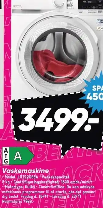 Bilka Aeg vaskemaskine tilbud