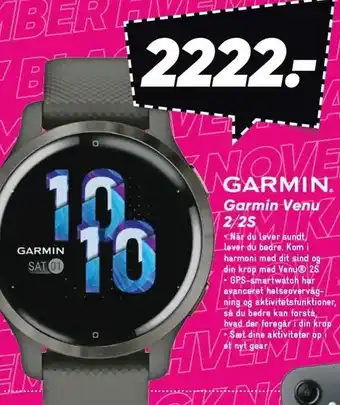 Bilka Garmin venu 2/2s tilbud
