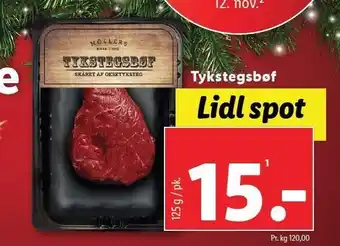 Lidl Tyksgtegsbøf tilbud