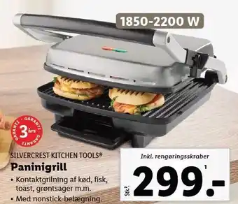 Lidl Silvercrest kitchen tools paninigrill tilbud