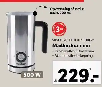 Lidl Silvercrest kitchen tools mælkeskummer tilbud