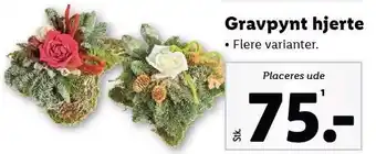 Gravpynt hjerte