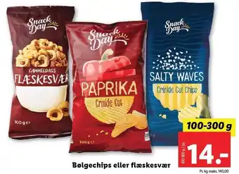 Lidl Bølgechips eller flæskesvær tilbud