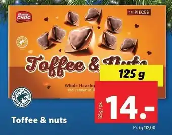 Lidl Toffe & nuts tilbud