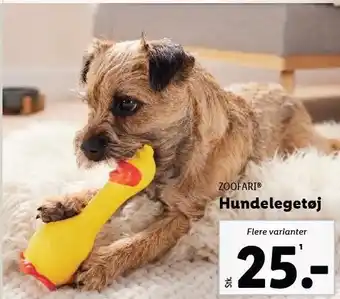 Lidl Zoofari hundelegetøj tilbud