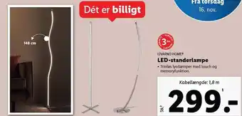 Lidl Led-standerlampe tilbud
