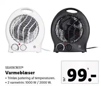 Lidl Varmeblæser tilbud