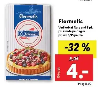 Lidl Flormelis tilbud