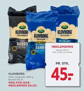 MENY Klovborg tilbud