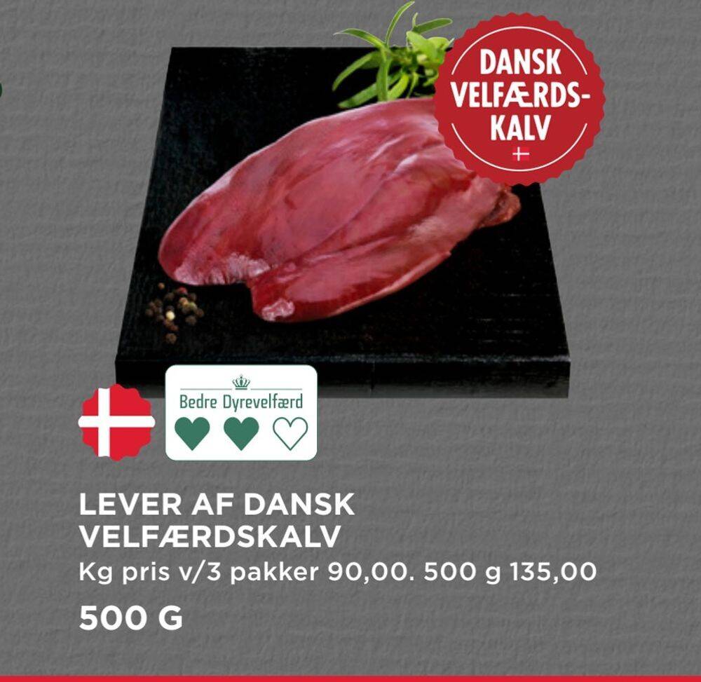 Lever af dansk velfærdskalv tilbud hos MENY