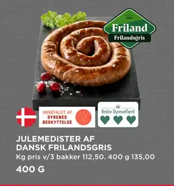 MENY Julemedister af dansk frilandsgris tilbud