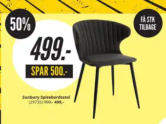 My Home Sunbury spisebordsstol tilbud