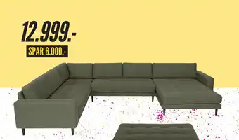 My Home Leone u hjørne sofa med chaiselong tilbud