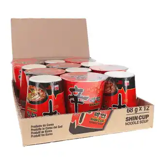 Nongshim - instant kopnudler shin cup 12-pak