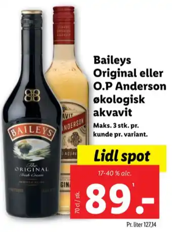 Lidl Original likør tilbud