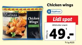 Lidl Culinea hot wings tilbud