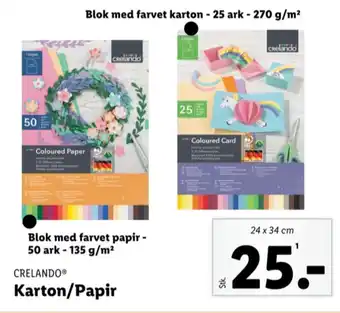 Lidl Crelando hobbyartikler tilbud