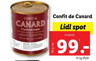 Lidl Ukendt confiterede andelår tilbud