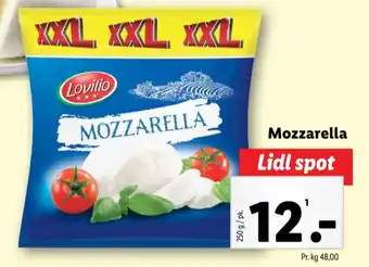 Lidl Milbona mozzarella tilbud