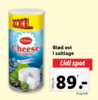Lidl Milbona salatost tilbud
