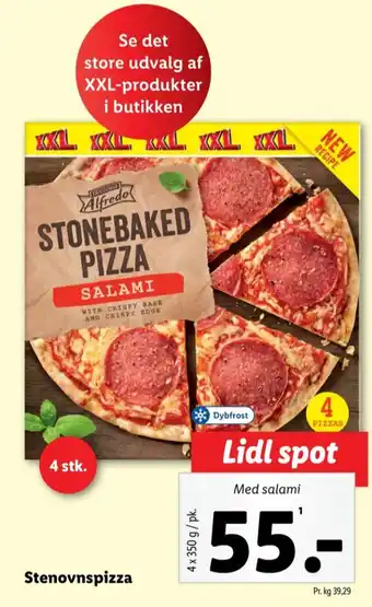 Lidl Trattoria alfredo pizza tilbud