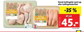 Lidl Vilstrupgård kyllingeinderfileter tilbud