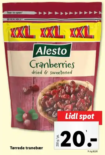 Alesto tranebær