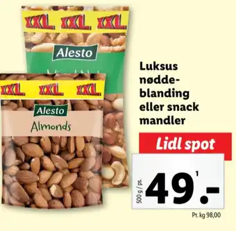 Lidl Alesto nødder tilbud