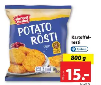 Lidl Harvest basket kartoffelprodukter tilbud