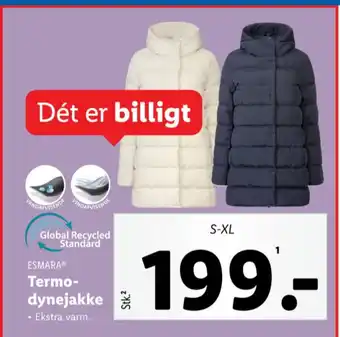 Lidl Esmara jakke tilbud