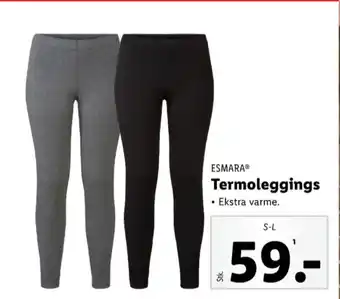 Lidl Esmara leggings tilbud