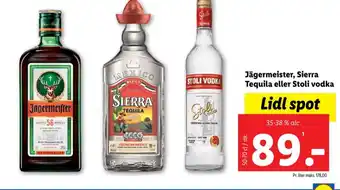 Lidl Jägermeister bitter tilbud
