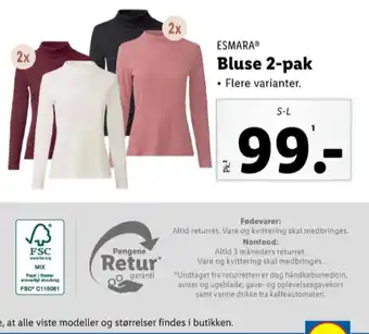 Lidl Esmara bluse tilbud