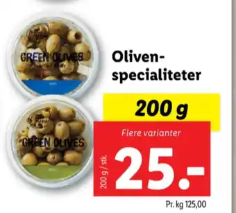 Lidl Chef select oliven tilbud