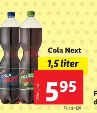 Lidl Next citron & lime cola tilbud